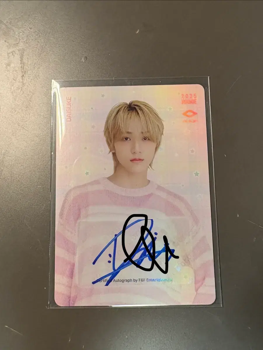 AHOF MIIM COLLECTION CARD 다이스케 친필 싸인 양도 | 브랜드 중고